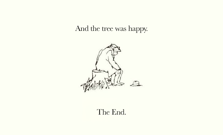 I Love Shel Silverstein. I Speak For The Giving Tree.