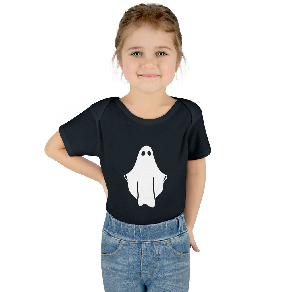 Baby Bodysuit — Cute Ghost Books Press Infant Rib Onesie