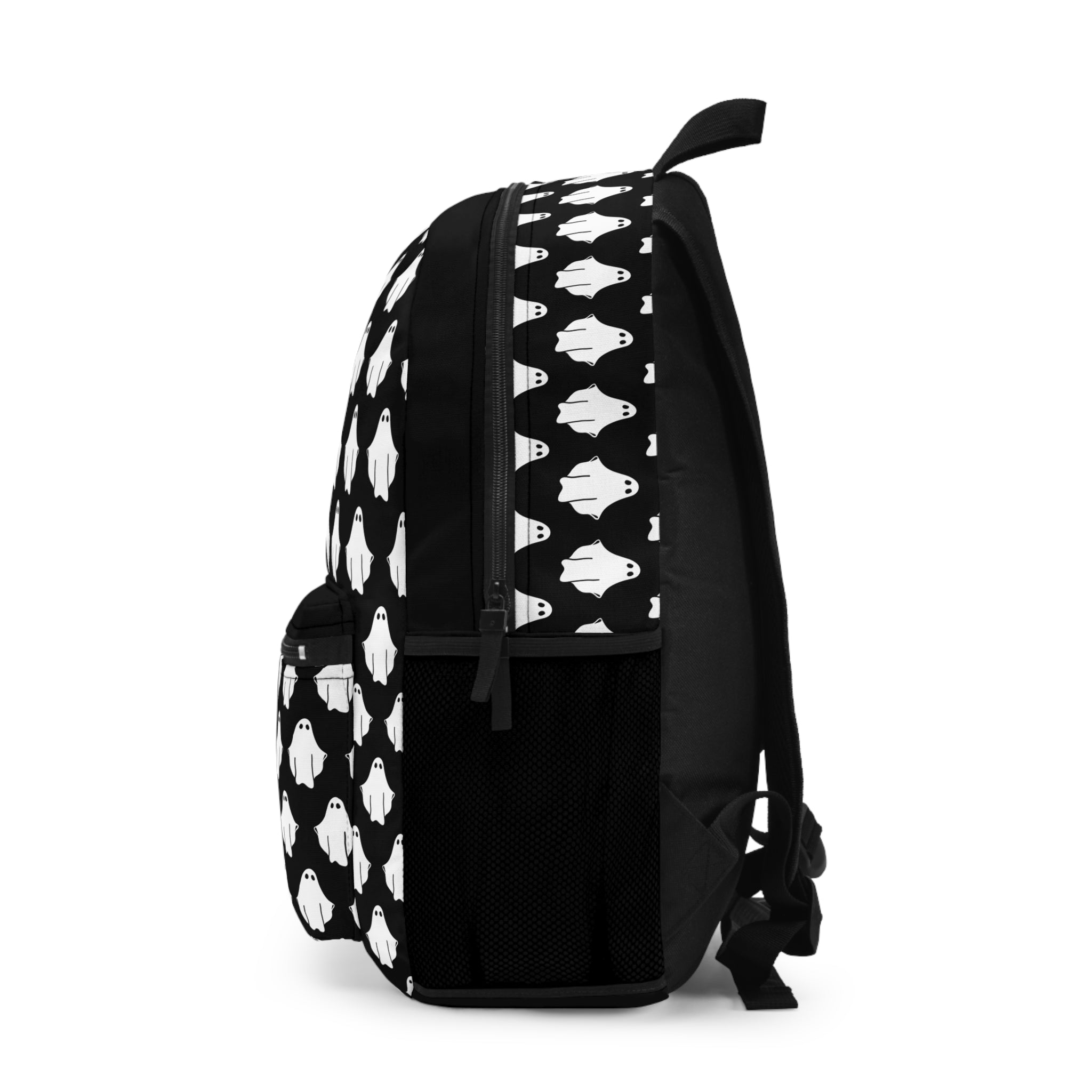 Ghost Logo Pattern Backpack - School Bag