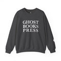 Crewneck Sweatshirt — "GHOST BOOKS PRESS" Literary Logo Pullover