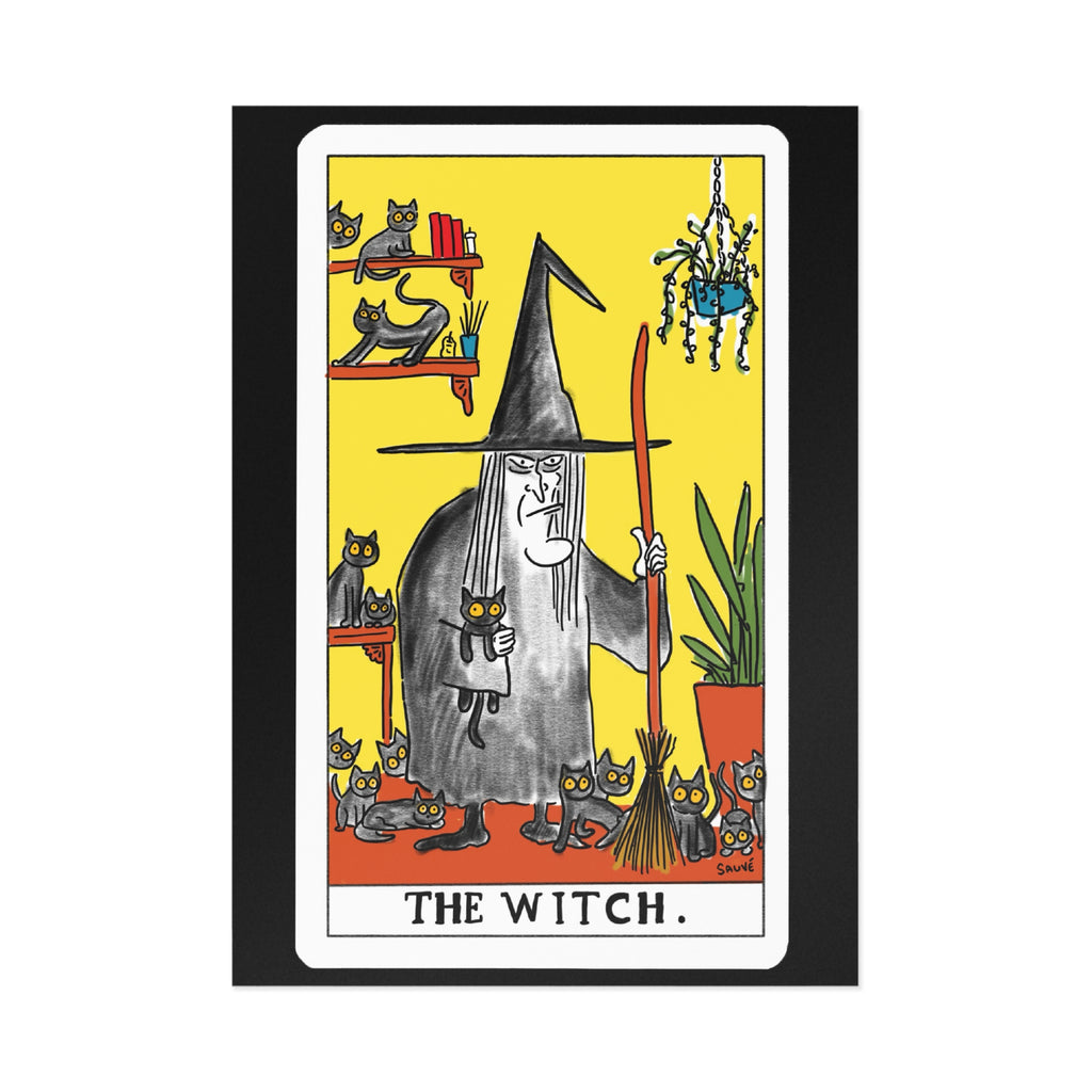 The Witch Of Haberfield Park Tarot Post Card