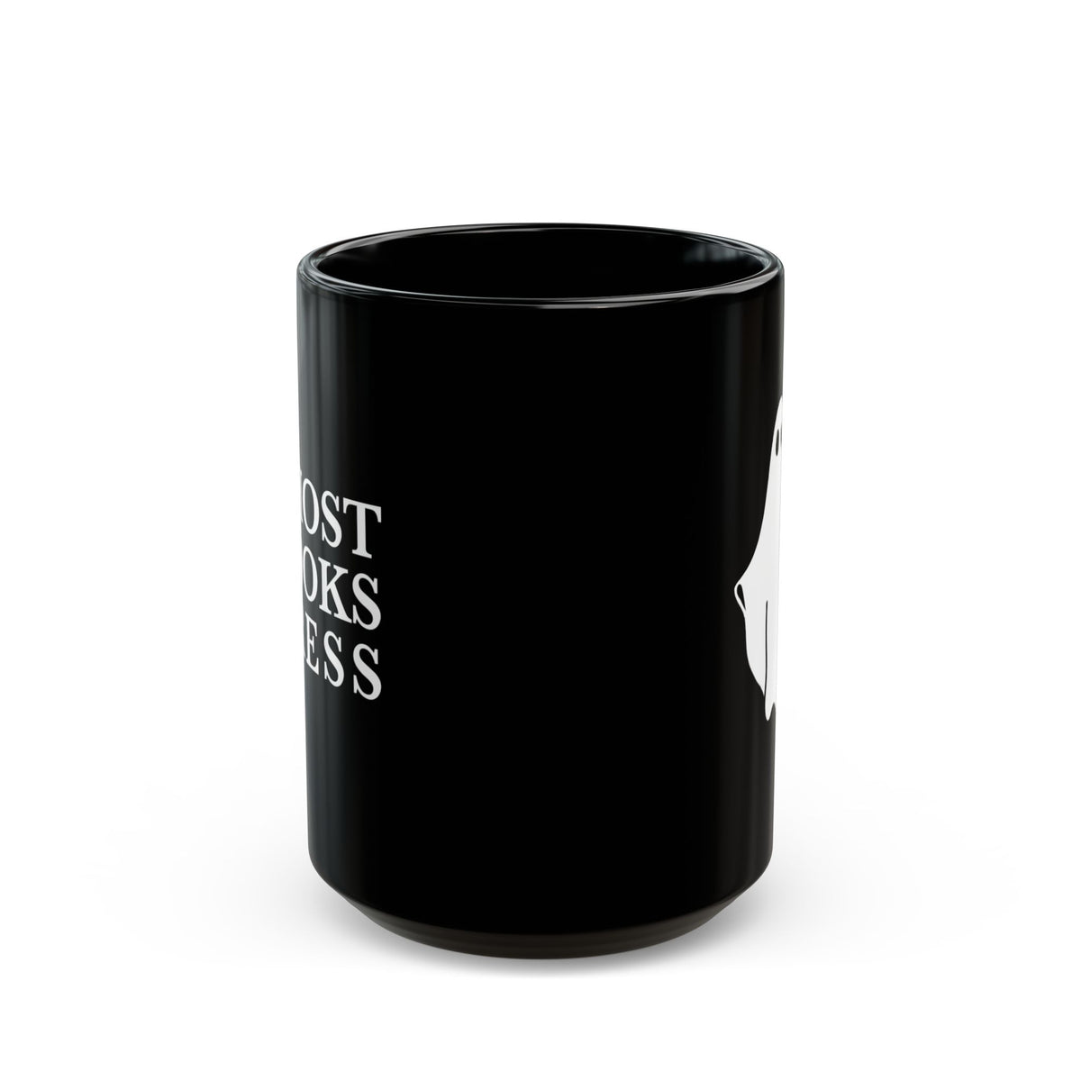 Ghost Books Press Logo -  Black Ceramic Mug (11oz, 15oz)