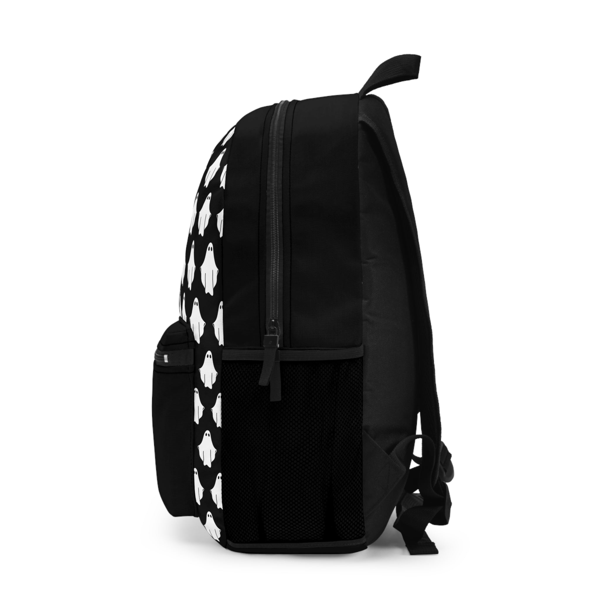 Ghost Logo Pattern Backpack - School Bag