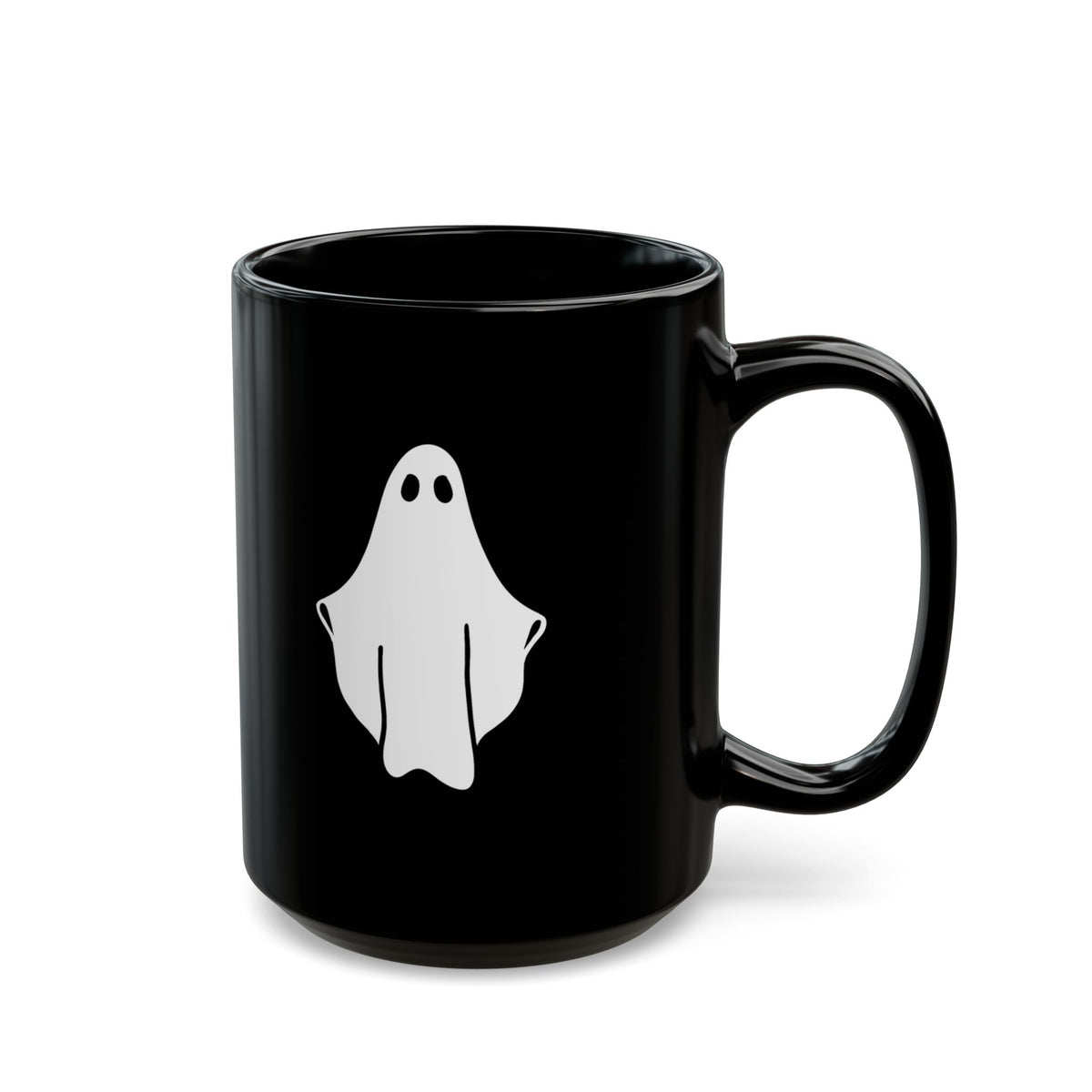 Ghost Books Press Logo -  Black Ceramic Mug (11oz, 15oz)