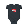 Infant Bodysuit - "Hello Trouble" Name Tag Baby Onesie