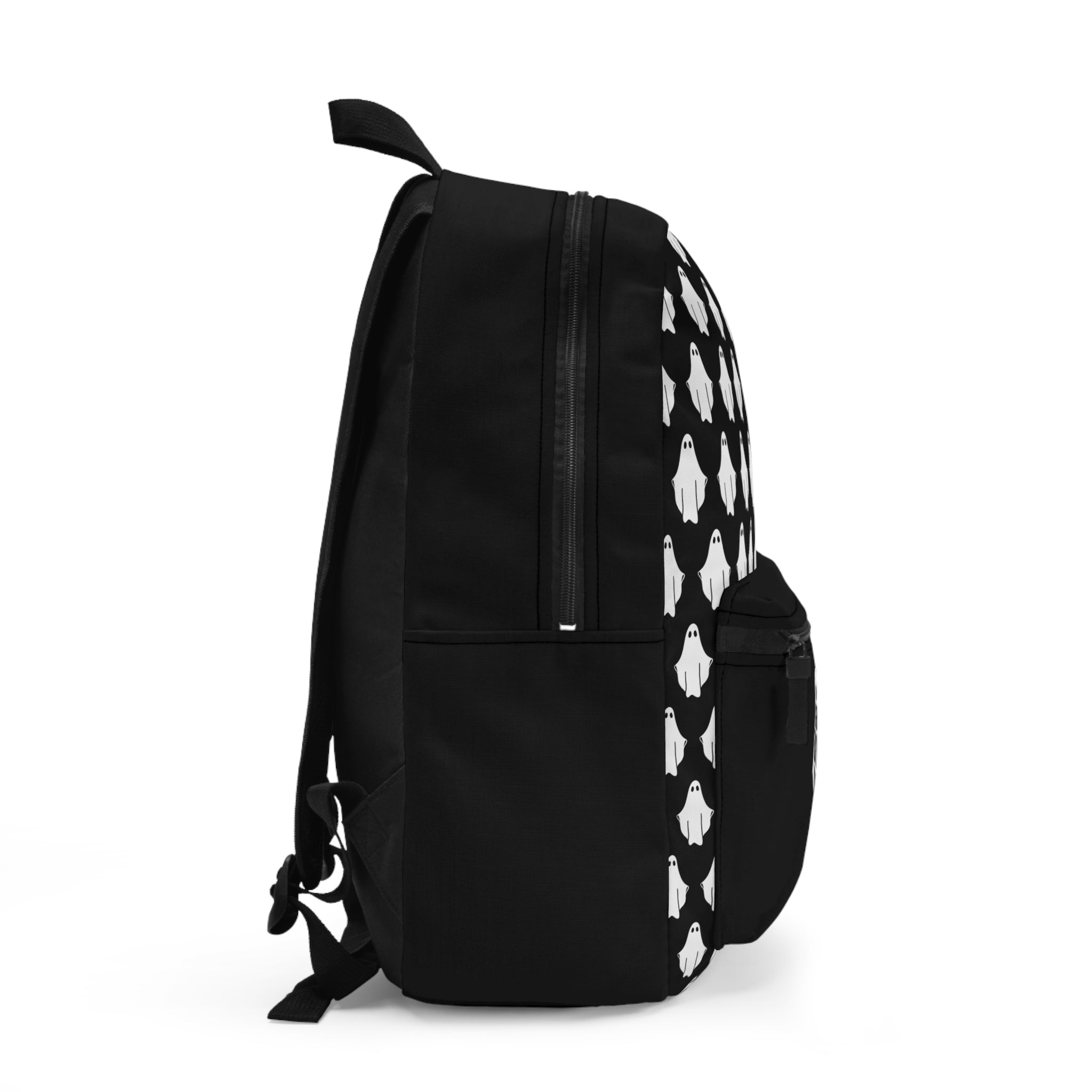 Ghost Logo Pattern Backpack - School Bag
