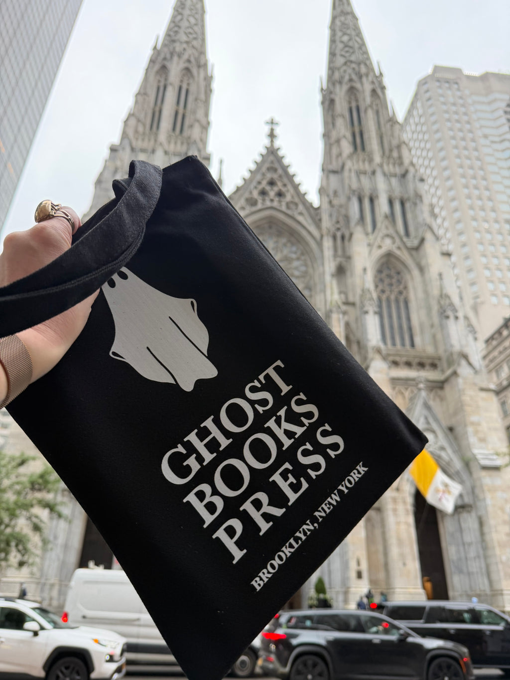 Heavy Canvas Ghost Tote Bag