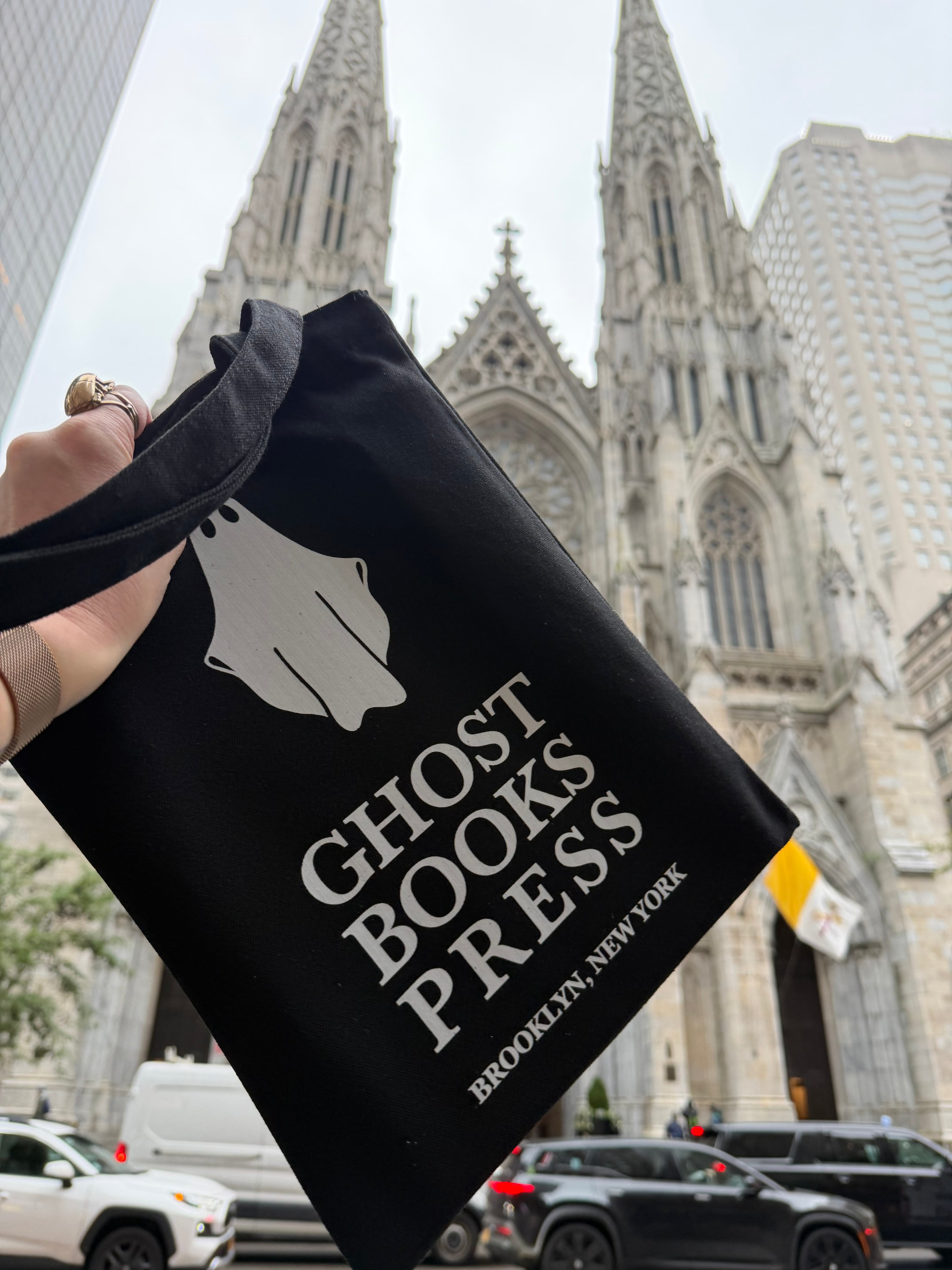 Heavy Canvas Ghost Tote Bag