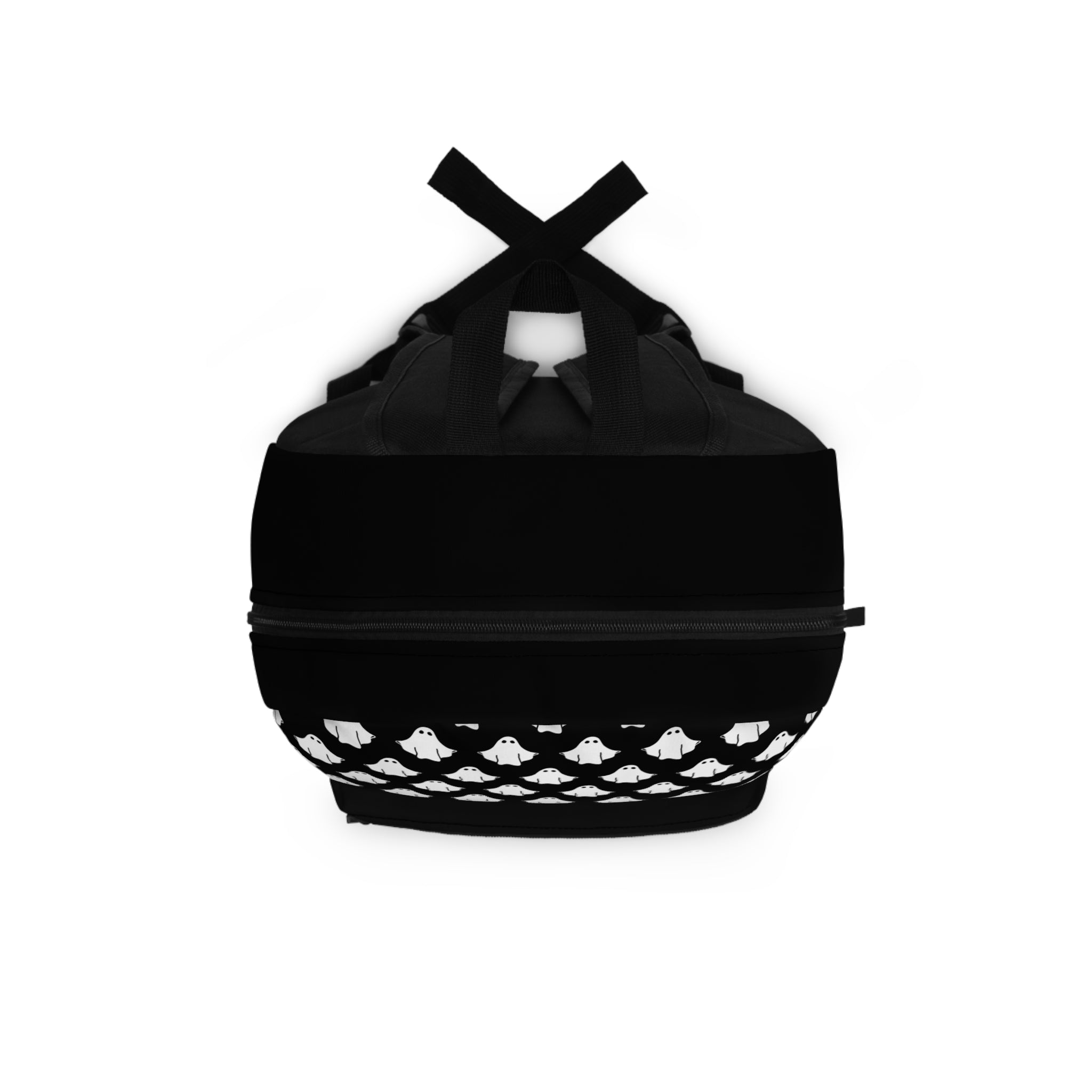Ghost Logo Pattern Backpack - School Bag